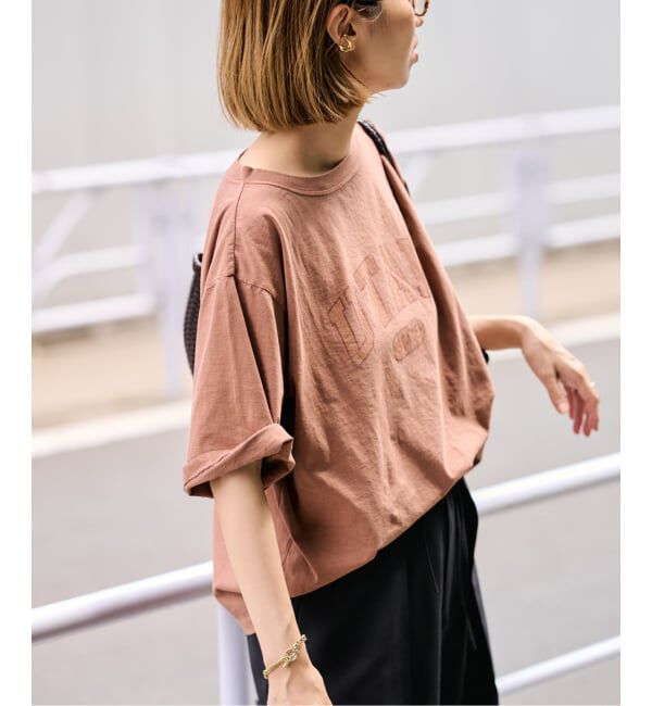 FRAMeWORK「≪予約≫ピグメント PRINT TEE」|Tシャツ・カットソー|