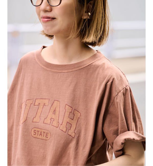 FRAMeWORK「≪予約≫ピグメント PRINT TEE」|Tシャツ・カットソー|