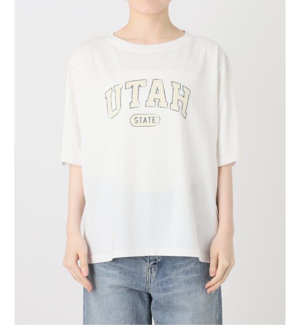 FRAMeWORK「≪予約≫ピグメント PRINT TEE」|Tシャツ・カットソー|