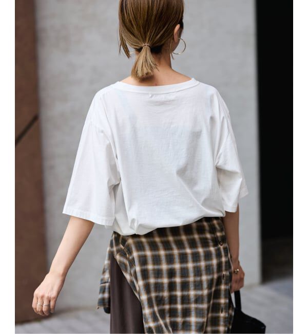 FRAMeWORK「≪予約≫ピグメント PRINT TEE」|Tシャツ・カットソー|