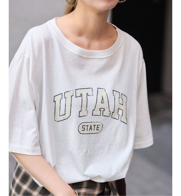 FRAMeWORK「≪予約≫ピグメント PRINT TEE」|Tシャツ・カットソー|
