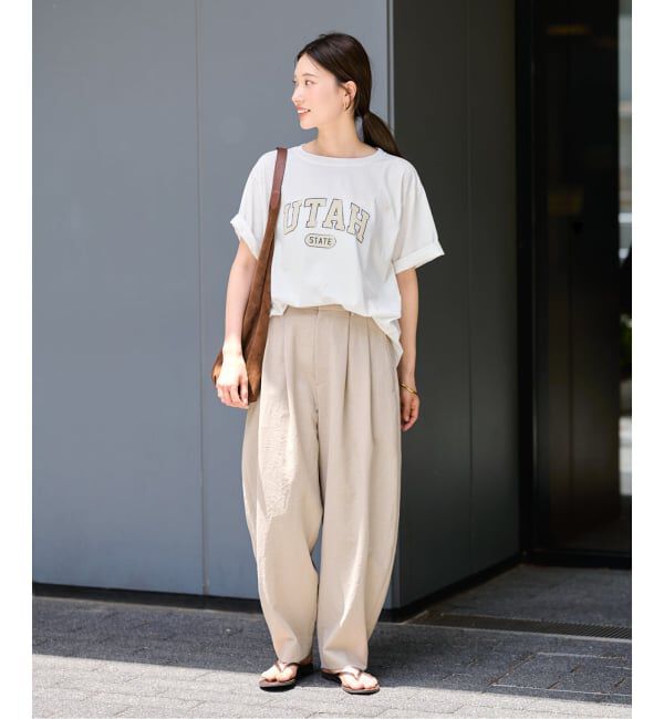 FRAMeWORK「≪予約≫ピグメント PRINT TEE」|Tシャツ・カットソー|