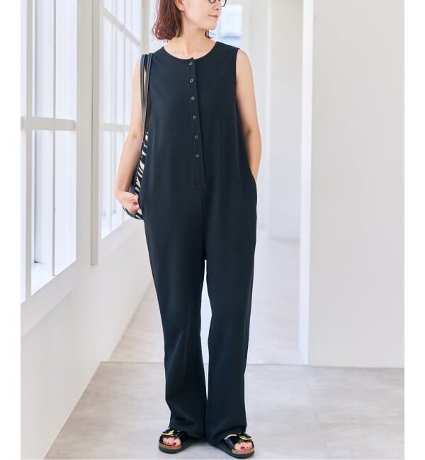 Spick and Span「フロントボタンサロペット」|オールインワン|