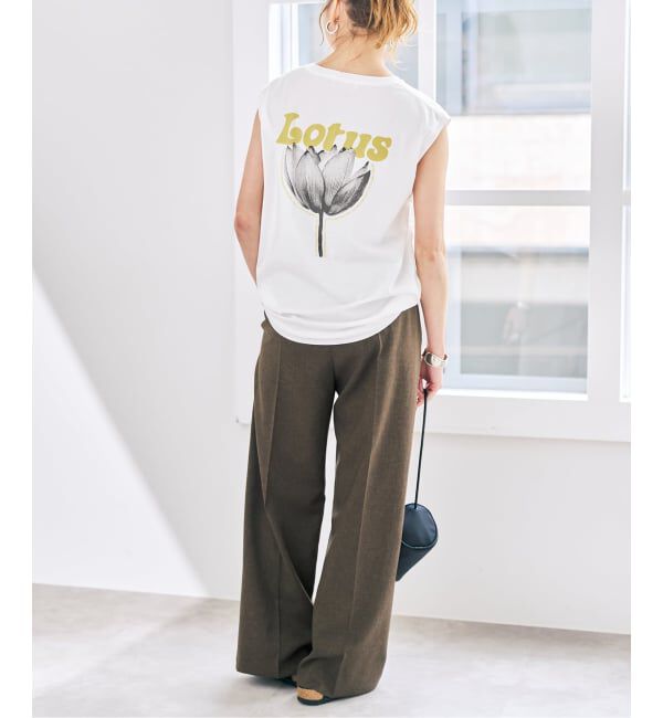 Spick and Span「Lotusスリーブレスプルオーバー」|Tシャツ・カットソー|