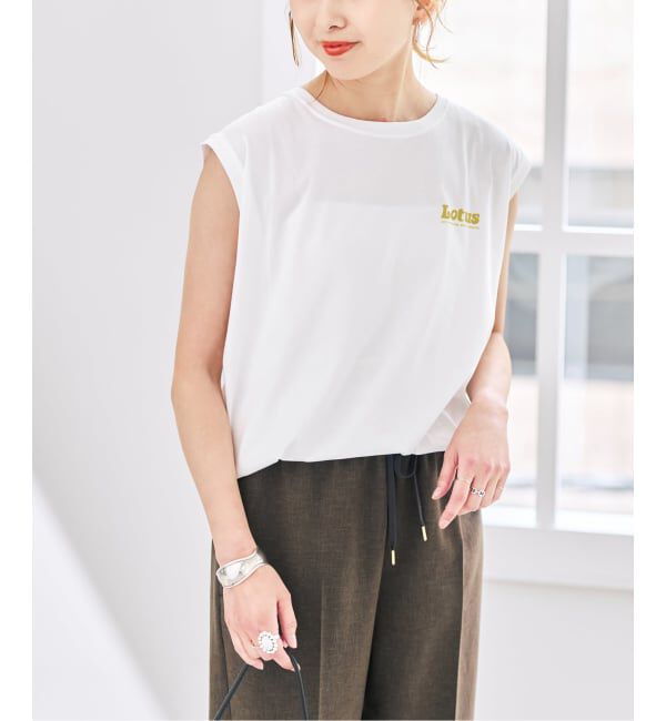 Spick and Span「Lotusスリーブレスプルオーバー」|Tシャツ・カットソー|