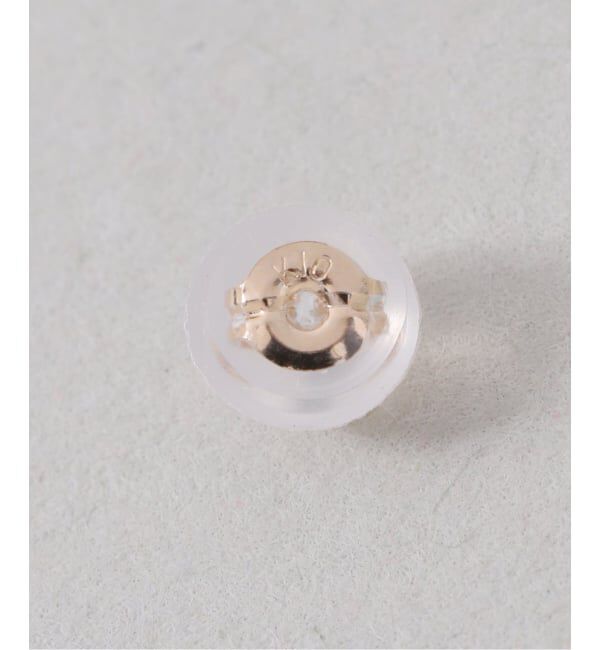 Lilas by Spick&Span「《予約》レモンクォーツスタッドピアス K10（両耳）」|ピアス|