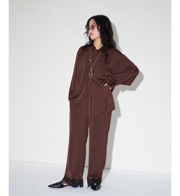 GRISE「《追加/WEB+一部店舗限定》GRISEレザーポインテッドギャザーセパレート」|その他|