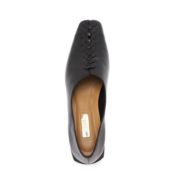 GRISE「《予約/WEB+一部店舗限定》GRISEレザースクエアBRAIDEDフラット」|その他|