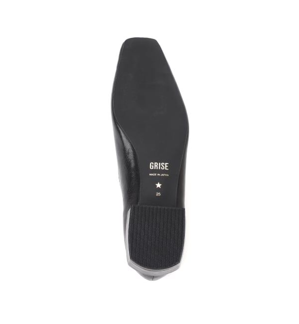 GRISE「《予約/WEB+一部店舗限定》GRISEレザースクエアBRAIDEDフラット」|その他|