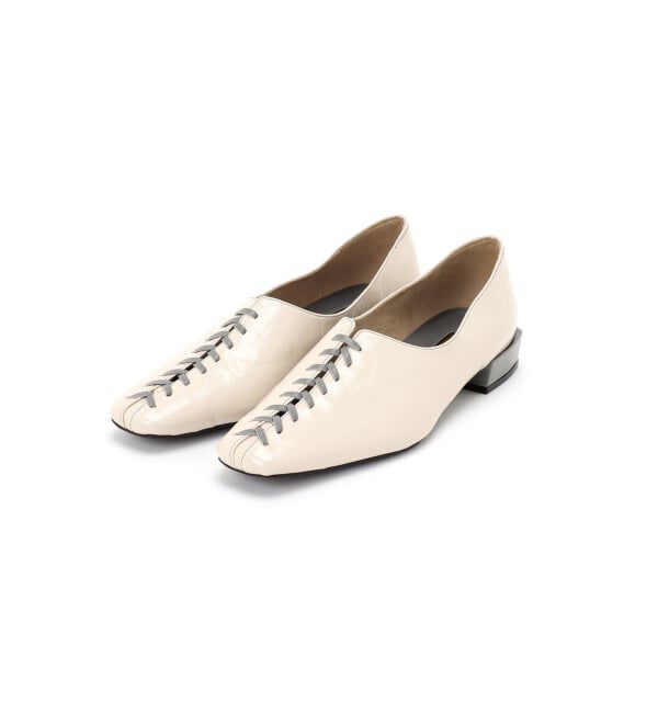 GRISE「《予約/WEB+一部店舗限定》GRISEレザースクエアBRAIDEDフラット」|その他|