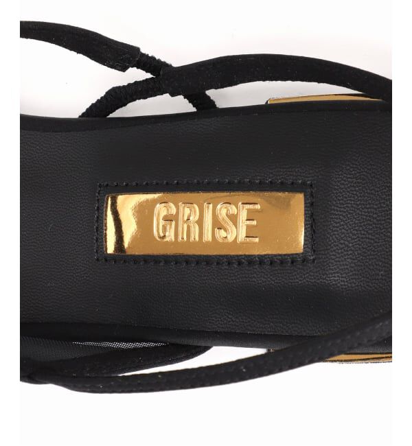 GRISE「《追加 / WEB+一部店舗限定》GRISEシアーストラップスリングバック」|その他|