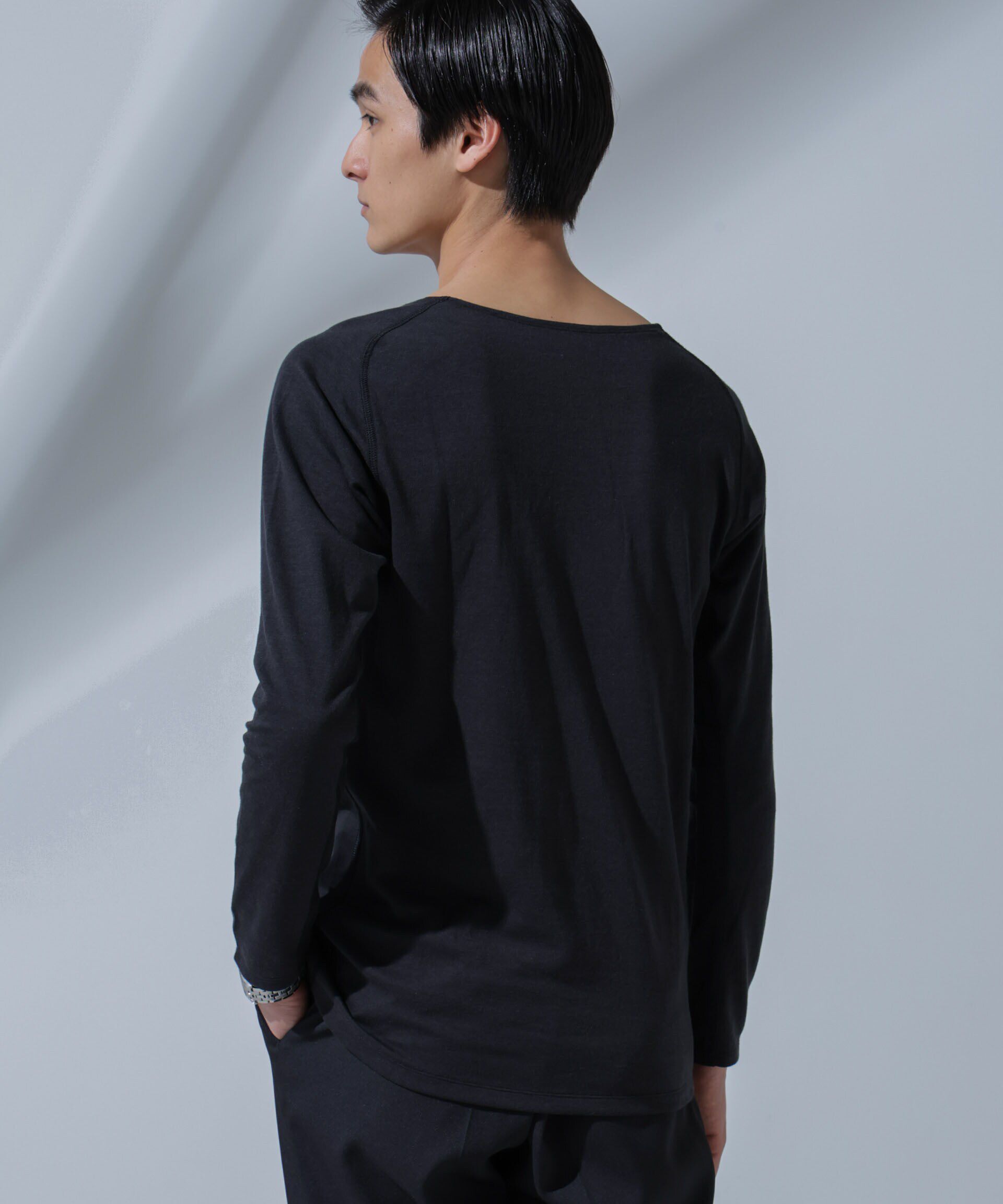NANO universe「Anti Soaked(R)Plus インナーTシャツ 長袖」|Tシャツ・カットソー|