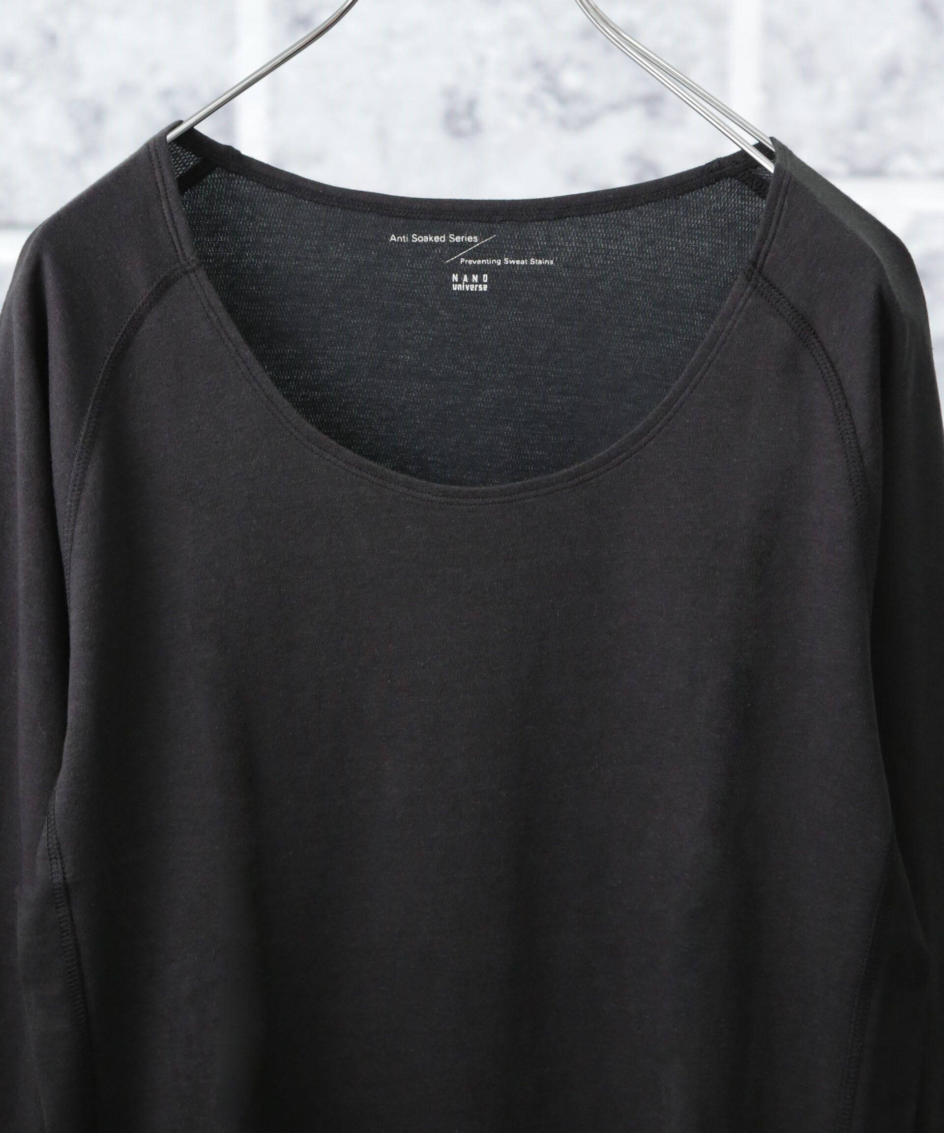NANO universe「Anti Soaked(R)Plus インナーTシャツ 長袖」|Tシャツ・カットソー|