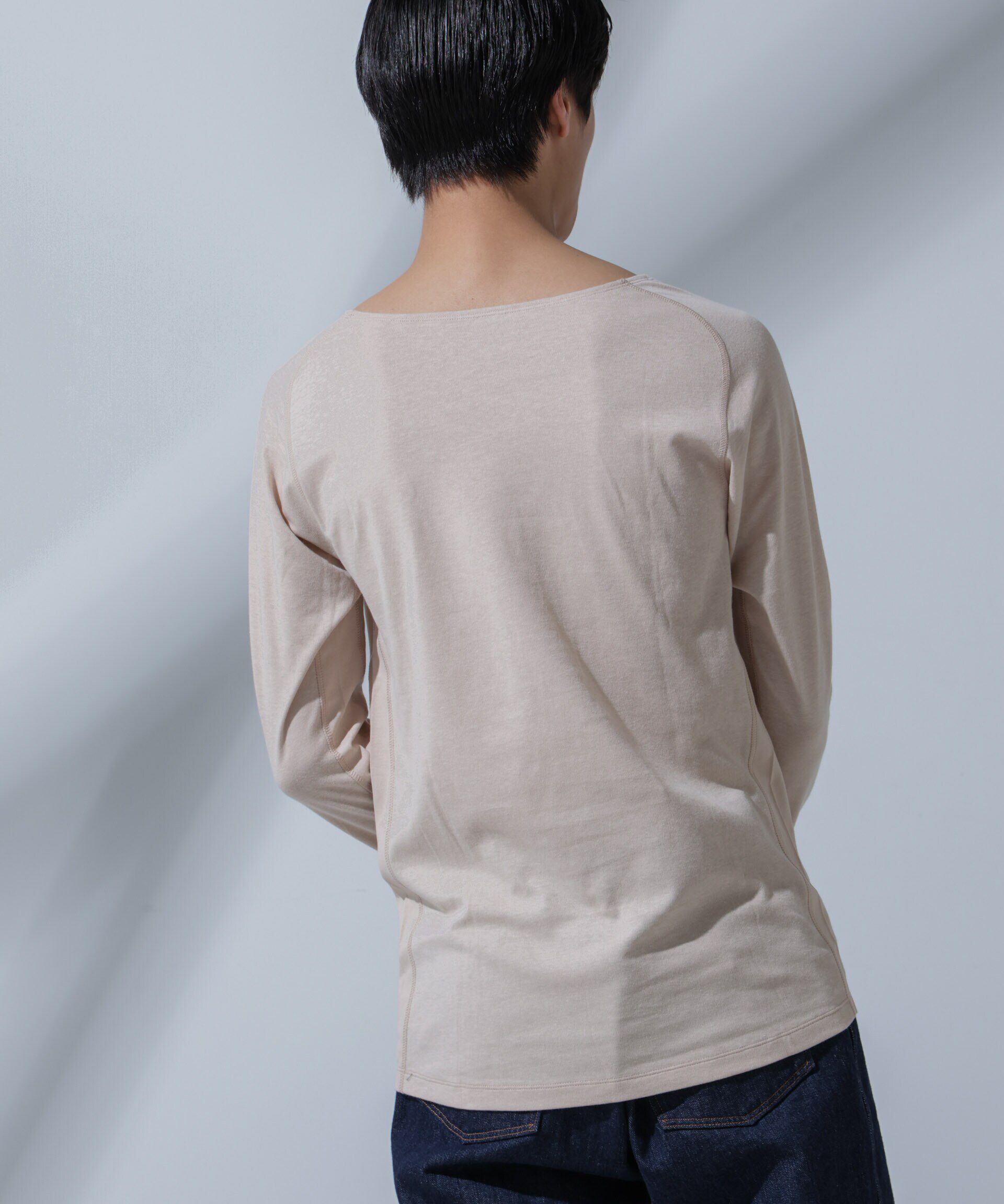 NANO universe「Anti Soaked(R)Plus インナーTシャツ 長袖」|Tシャツ・カットソー|