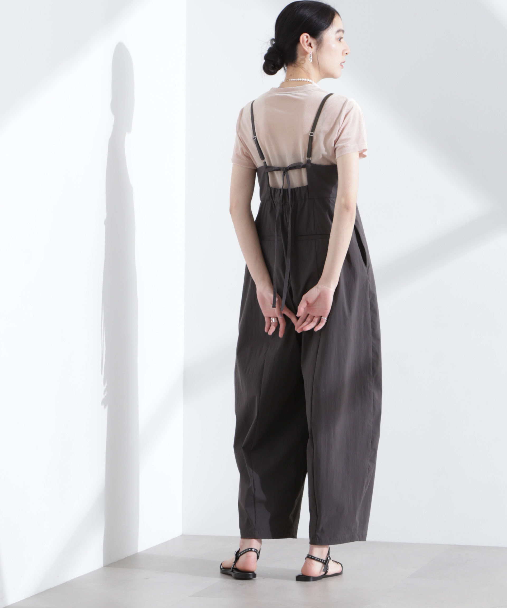 NANO universe「シアーベロアコンパクトTシャツ」|Tシャツ・カットソー|