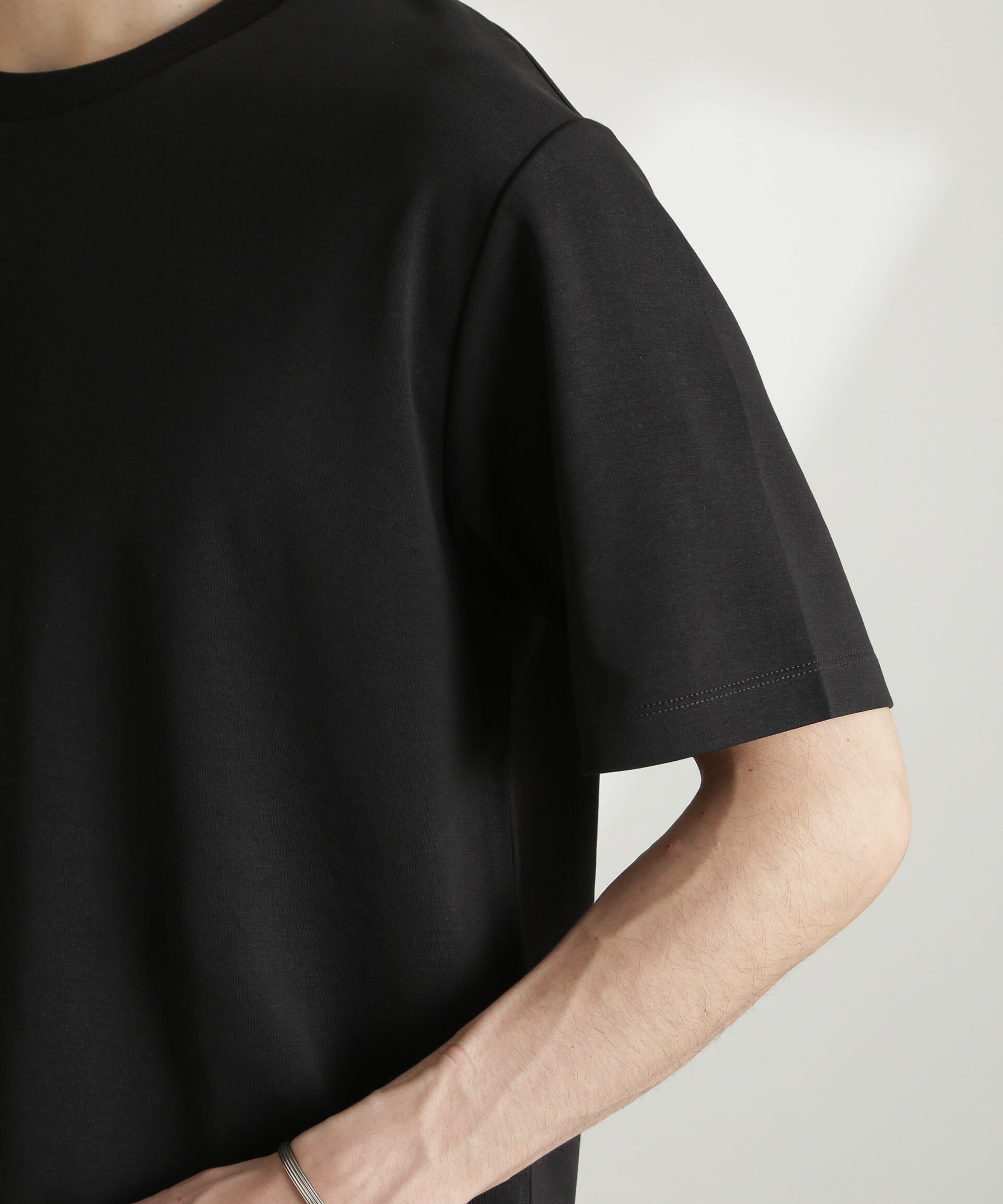 NANO universe「ダブルスムースクルーネックTシャツ 半袖」|Tシャツ・カットソー|