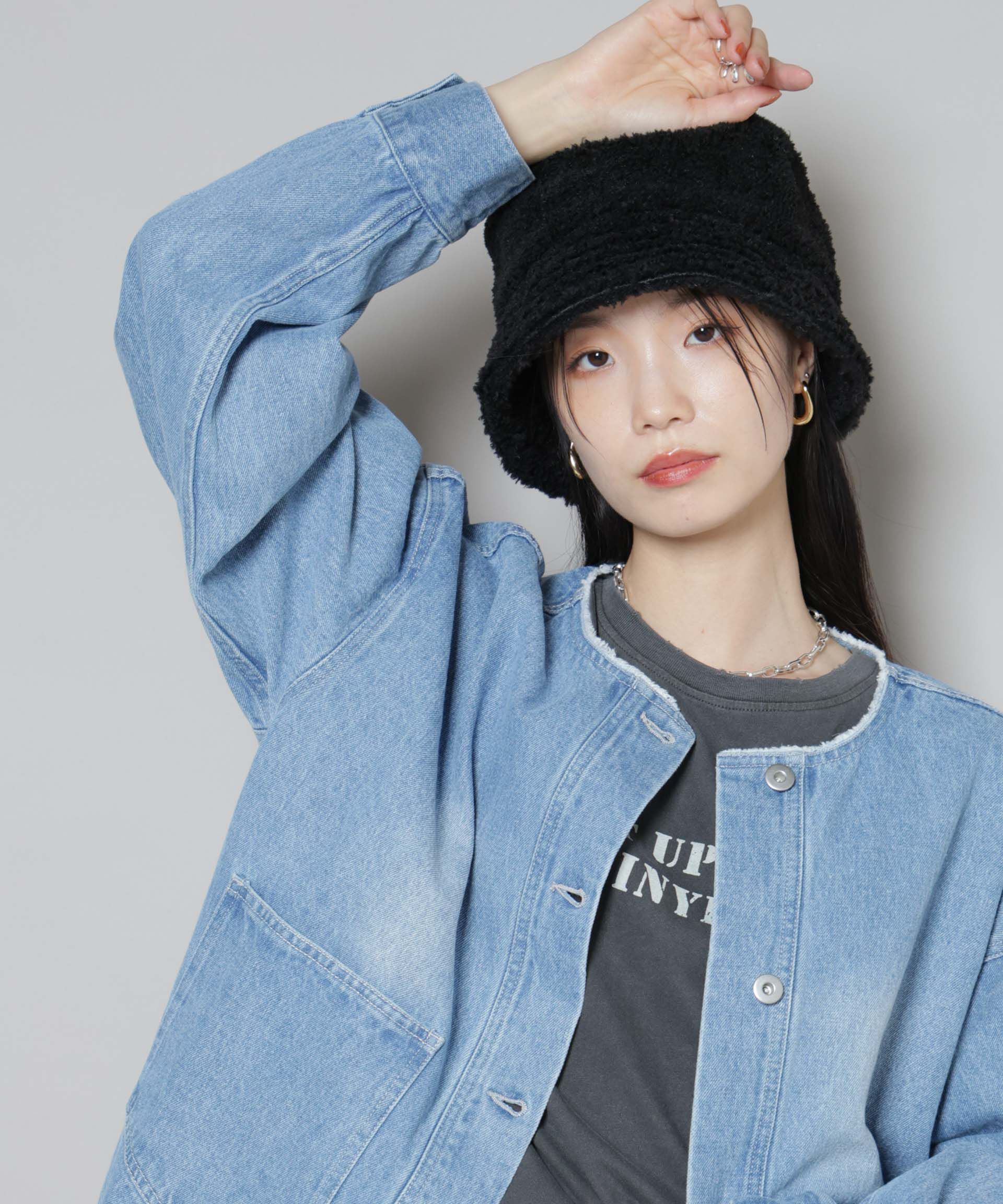 nano･universe「Healthknit/別注ボアバケットハット」|キャップ・キャスケット|