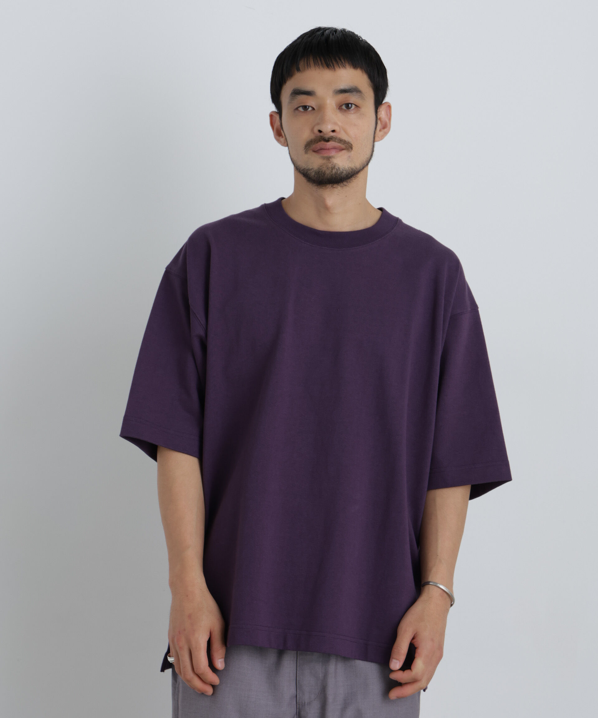 NANO universe「ヘビーウェイトカラーTシャツ 半袖」|Tシャツ・カットソー|