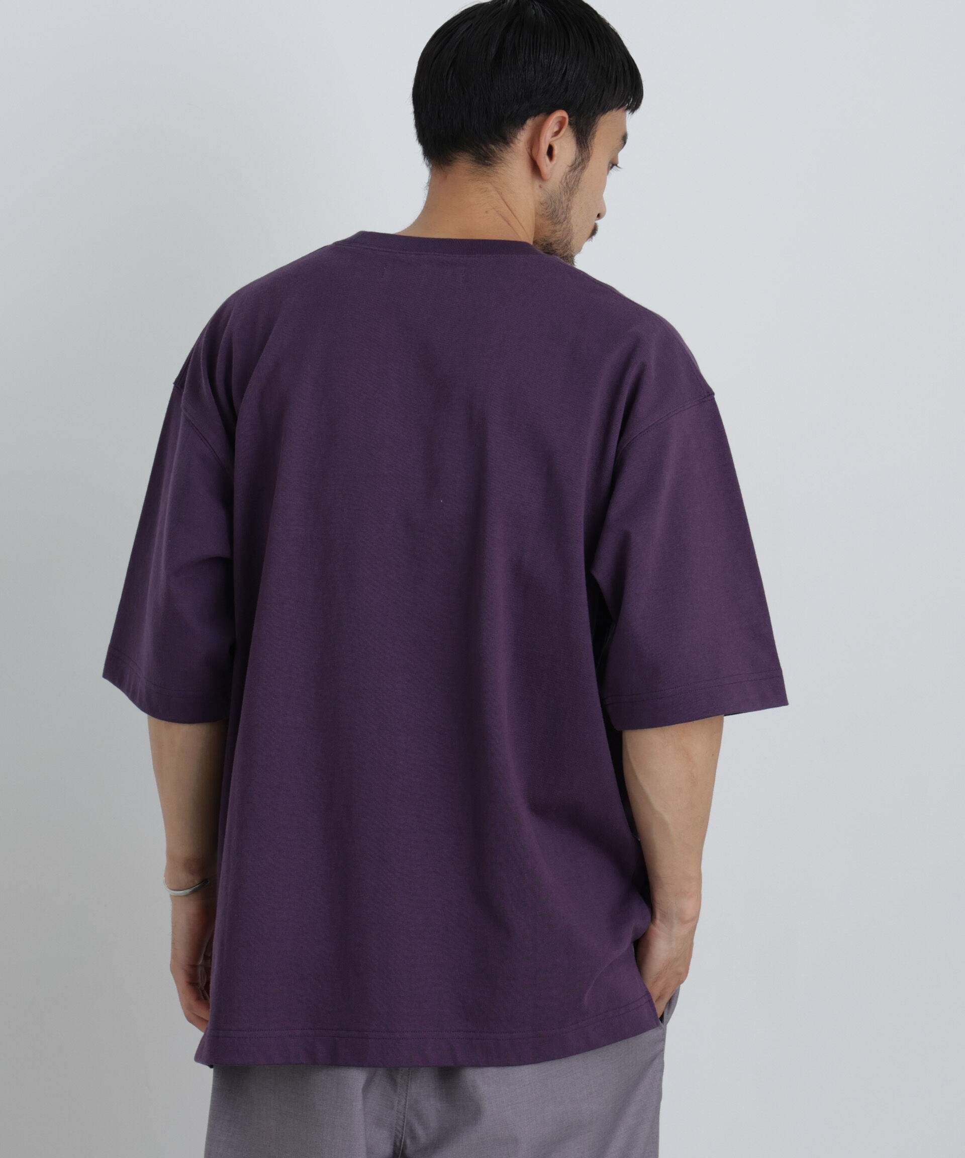 NANO universe「ヘビーウェイトカラーTシャツ 半袖」|Tシャツ・カットソー|