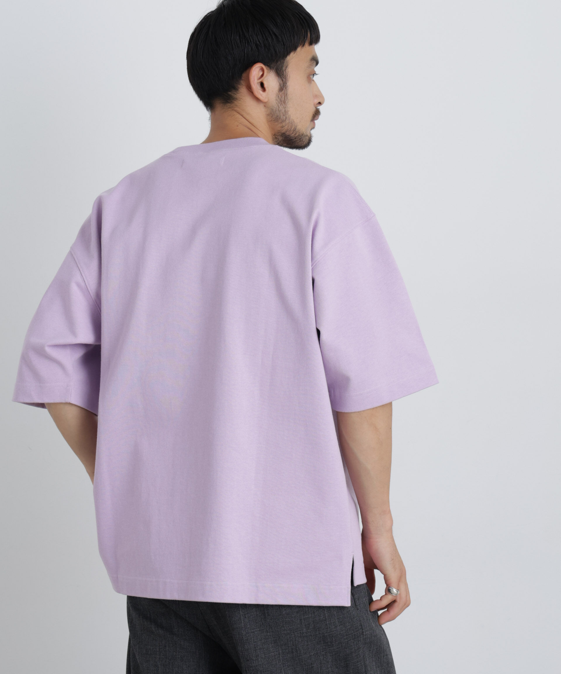 NANO universe「ヘビーウェイトカラーTシャツ 半袖」|Tシャツ・カットソー|