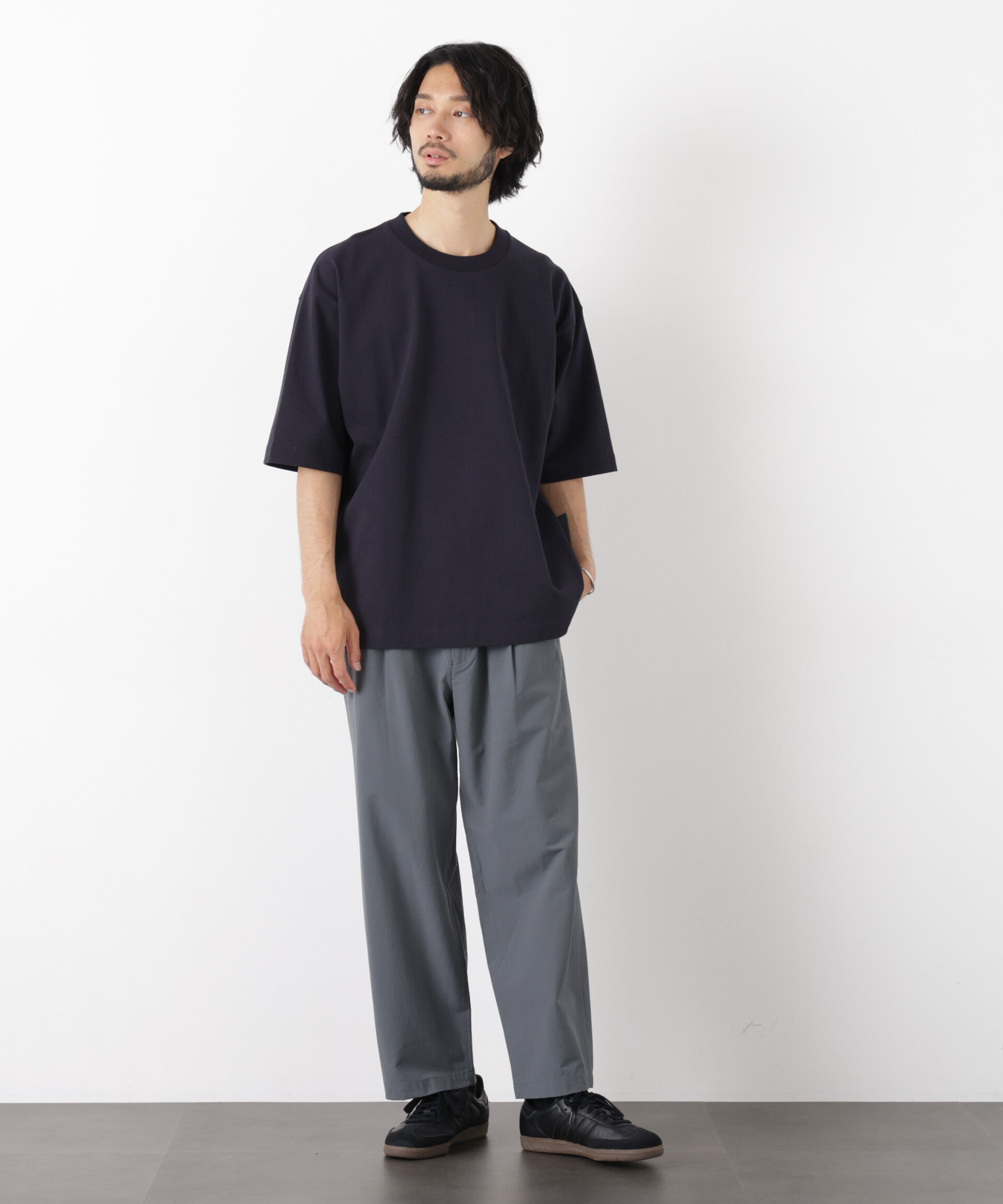 NANO universe「ヘビーウェイトカラーTシャツ 半袖」|Tシャツ・カットソー|