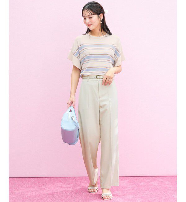 ANY SIS「ウーステッドエステル ワイドパンツ」|その他|