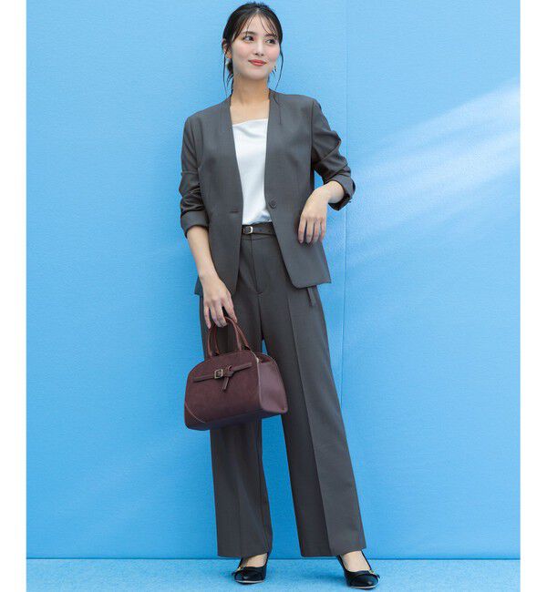 ANY SIS「ウーステッドエステル ワイドパンツ」|その他|