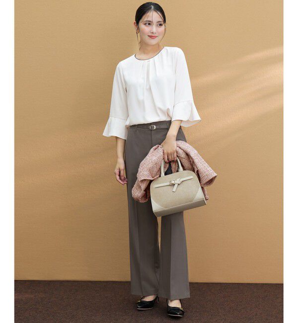 ANY SIS「ウーステッドエステル ワイドパンツ」|その他|