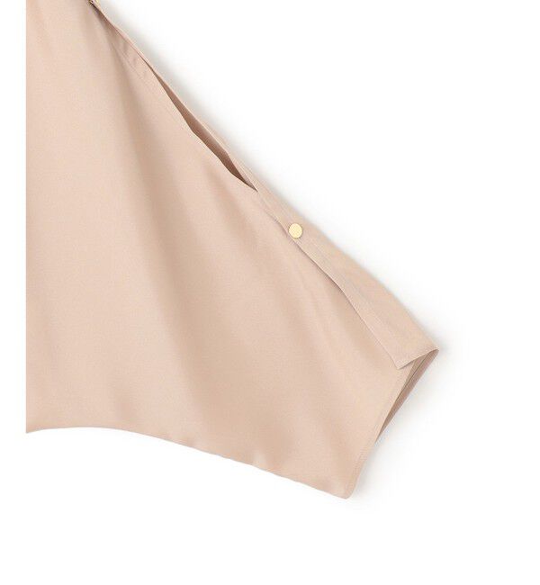 BEIGE,「【Precious掲載】PERIDOT / 2WAYスリーブ ドレープブラウス」|シャツ・ブラウス|