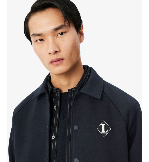 LACOSTE「フランスメイド レトロバッジジャケット」|ブルゾン・スタジャン|