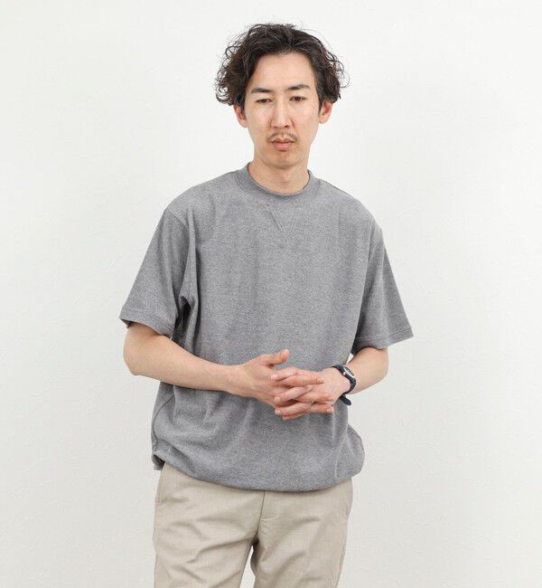 NOLLEY'S goodman「《セットアップ対応》Vガゼット パイルTシャツ 26SS」|Tシャツ・カットソー|