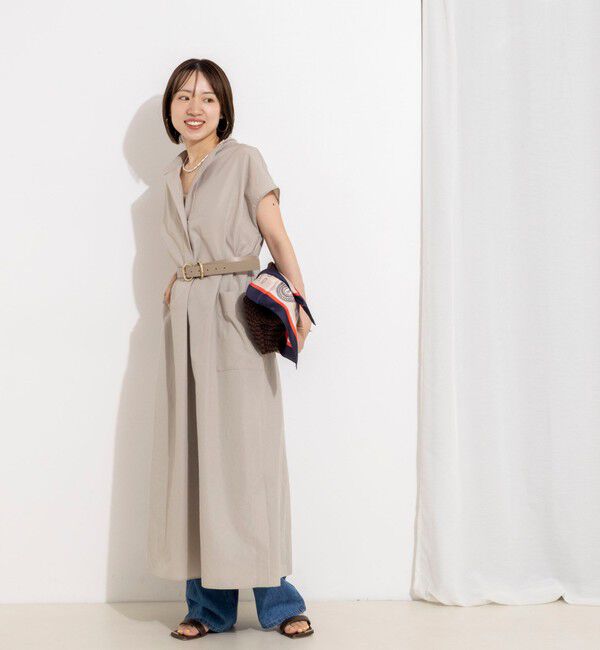 NOLLEY'S「【WEB＆一部店舗限定カラー】ウォッシャブルエクセルテックタンブラースタンドカラースキッパーワンピース」|ワンピース|