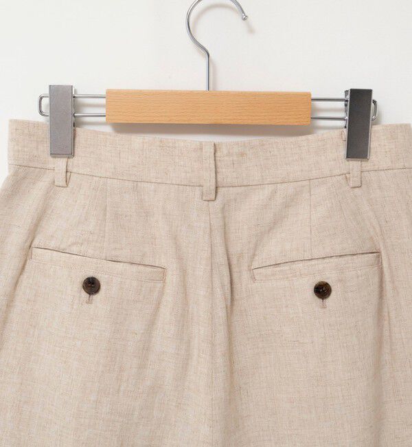MAQWEL「《セットアップ対応》【MAQWEL/マクウェル】ウォッシャブルリネンハーフパンツ」|その他|