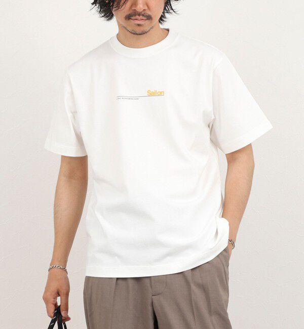 NOLLEY'S goodman「メッセージTシャツ 26SS」|Tシャツ・カットソー|ホワイト
