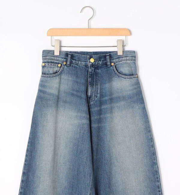 Rie Miller「《4サイズ展開》【RM denim】ルーズワイドデニム」|デニム|