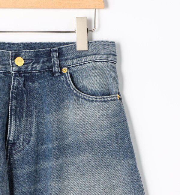 Rie Miller「《4サイズ展開》【RM denim】ルーズワイドデニム」|デニム|