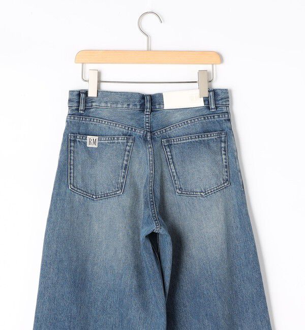 Rie Miller「《4サイズ展開》【RM denim】ルーズワイドデニム」|デニム|
