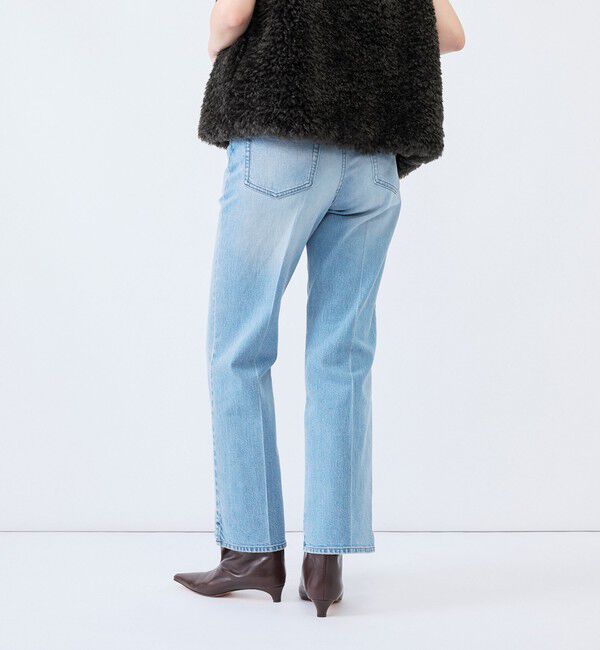 Rie Miller「《5サイズ展開》【RM denim】センタープレス裾デザインデニム」|デニム|