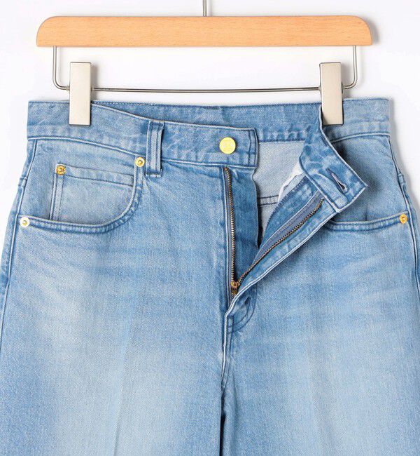 Rie Miller「《5サイズ展開》【RM denim】センタープレス裾デザインデニム」|デニム|