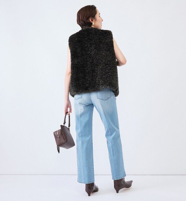 Rie Miller「《5サイズ展開》【RM denim】センタープレス裾デザインデニム」|デニム|