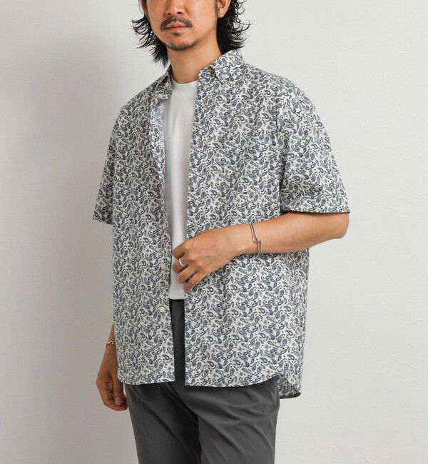 NOLLEY'S goodman「総柄BDシャツ 26SS」|シャツ・ブラウス|