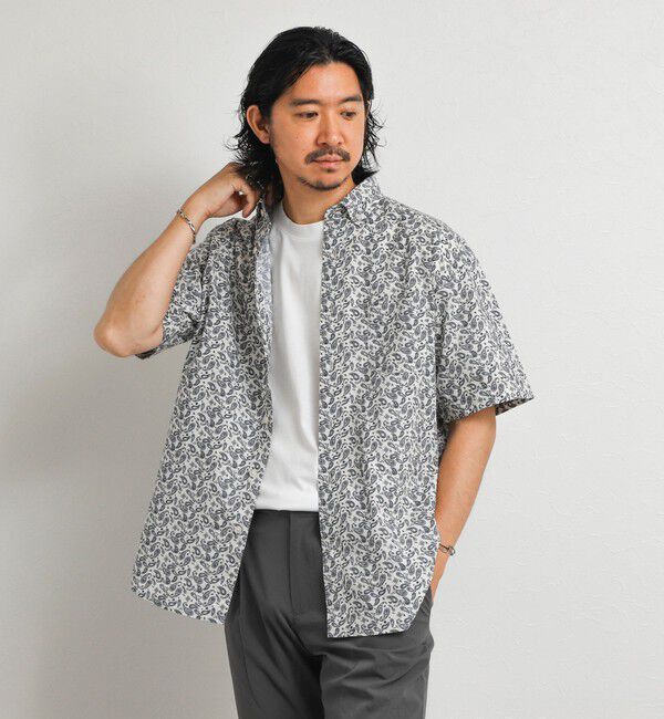 NOLLEY'S goodman「総柄BDシャツ 26SS」|シャツ・ブラウス|