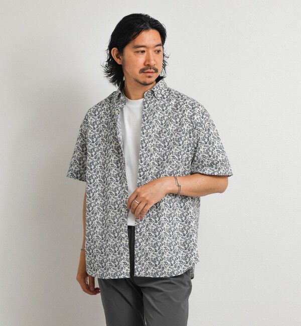 NOLLEY'S goodman「総柄BDシャツ 26SS」|シャツ・ブラウス|