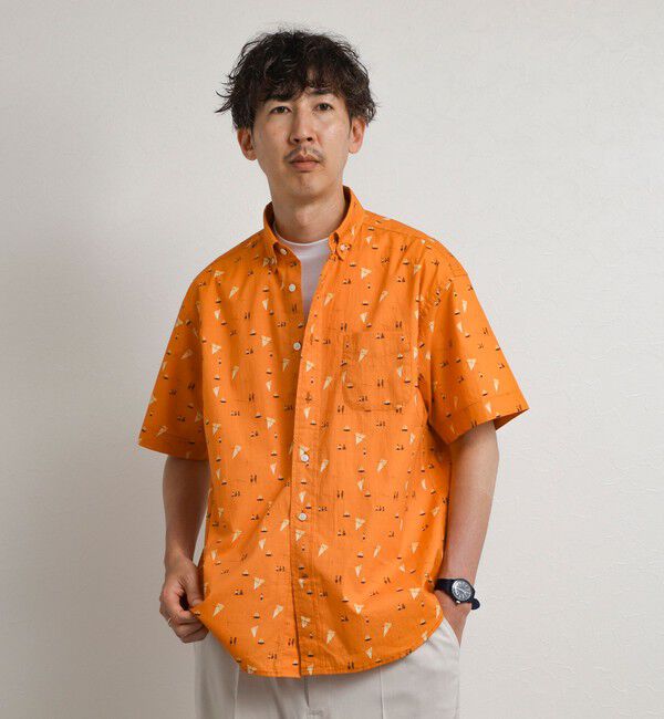 NOLLEY'S goodman「総柄BDシャツ 26SS」|シャツ・ブラウス|
