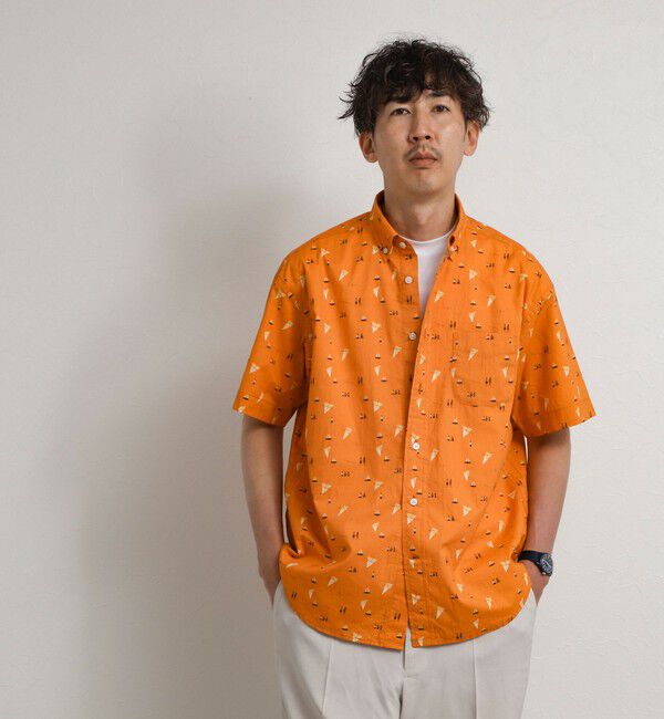 NOLLEY'S goodman「総柄BDシャツ 26SS」|シャツ・ブラウス|