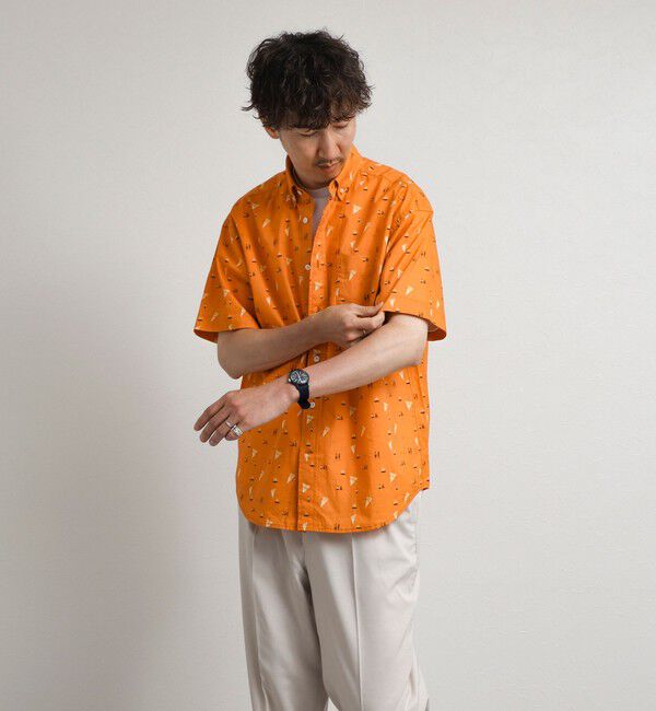 NOLLEY'S goodman「総柄BDシャツ 26SS」|シャツ・ブラウス|