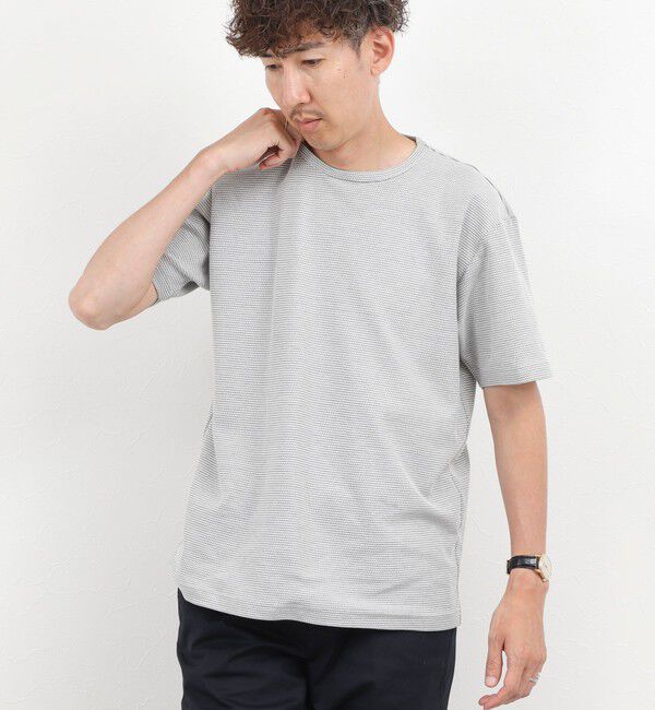 NOLLEY'S goodman「【BECシリーズ】立体ボーダーTシャツ」|Tシャツ・カットソー|