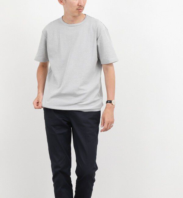 NOLLEY'S goodman「【BECシリーズ】立体ボーダーTシャツ」|Tシャツ・カットソー|
