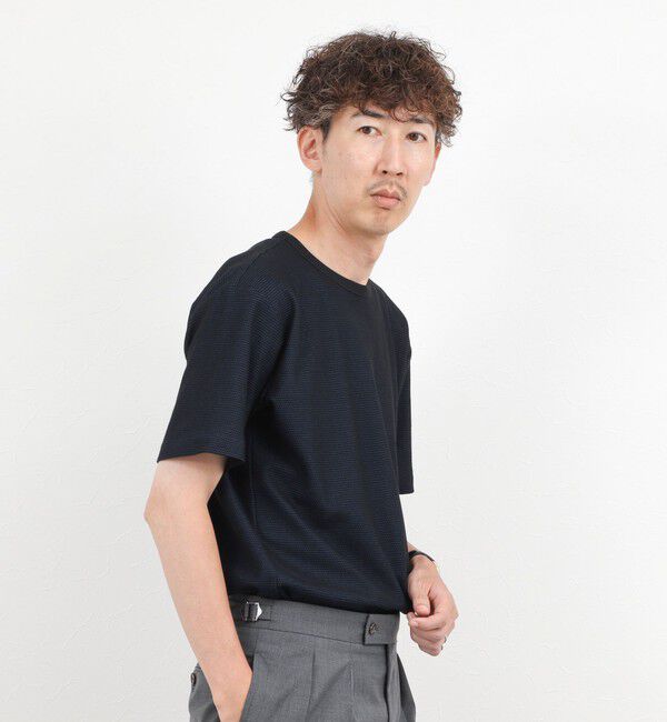 NOLLEY'S goodman「【BECシリーズ】立体ボーダーTシャツ」|Tシャツ・カットソー|