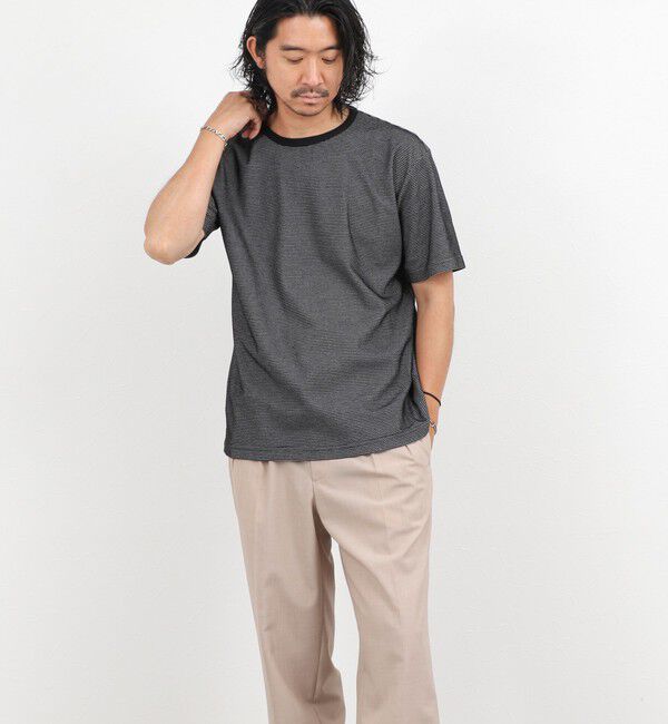 NOLLEY'S goodman「【BECシリーズ】立体ボーダーTシャツ」|Tシャツ・カットソー|